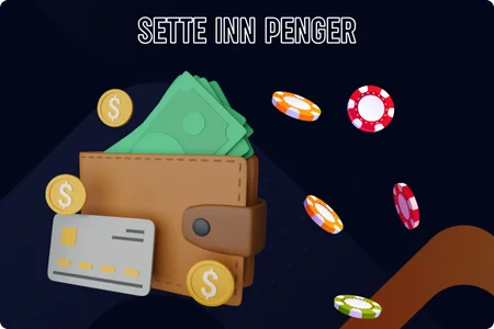 Sett inn penger på spilleautomater